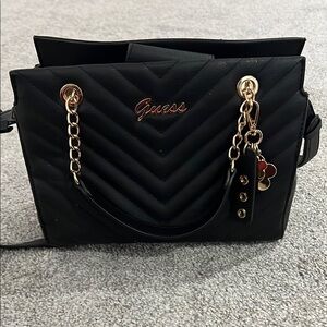 Guess Black Quilted Women's Bag